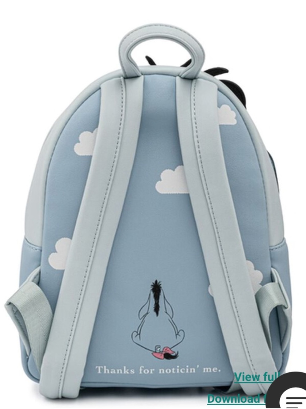 Loungefly Disney Eeyore Mini Backpack – NWT 💙 - Picture 4 of 15